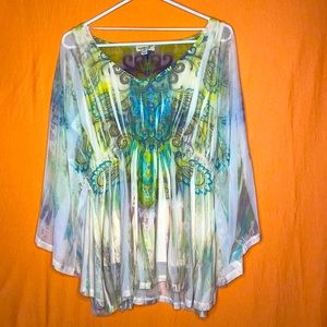 Boho Bellbottom Sleeve Blouse